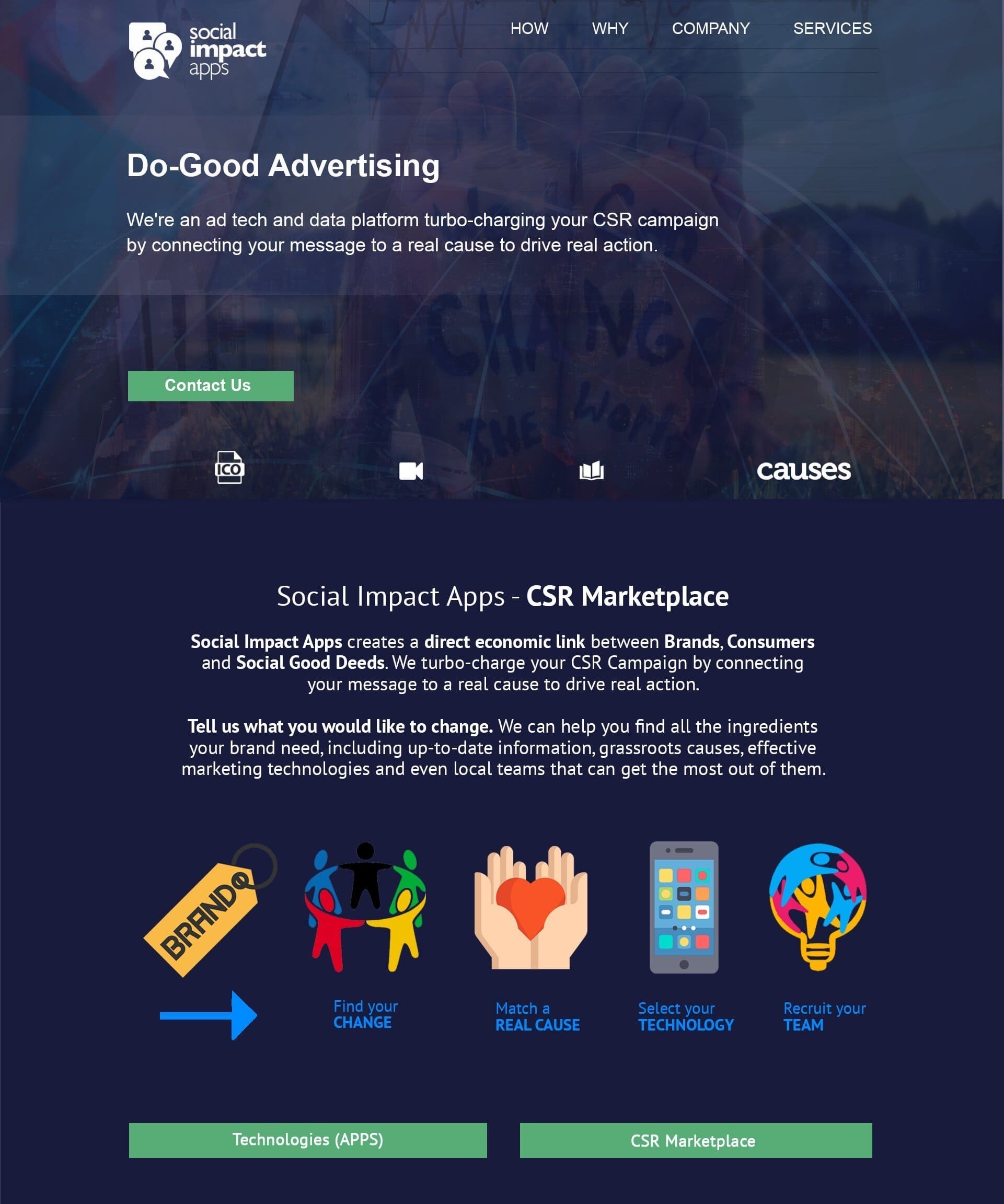 social impact app cover